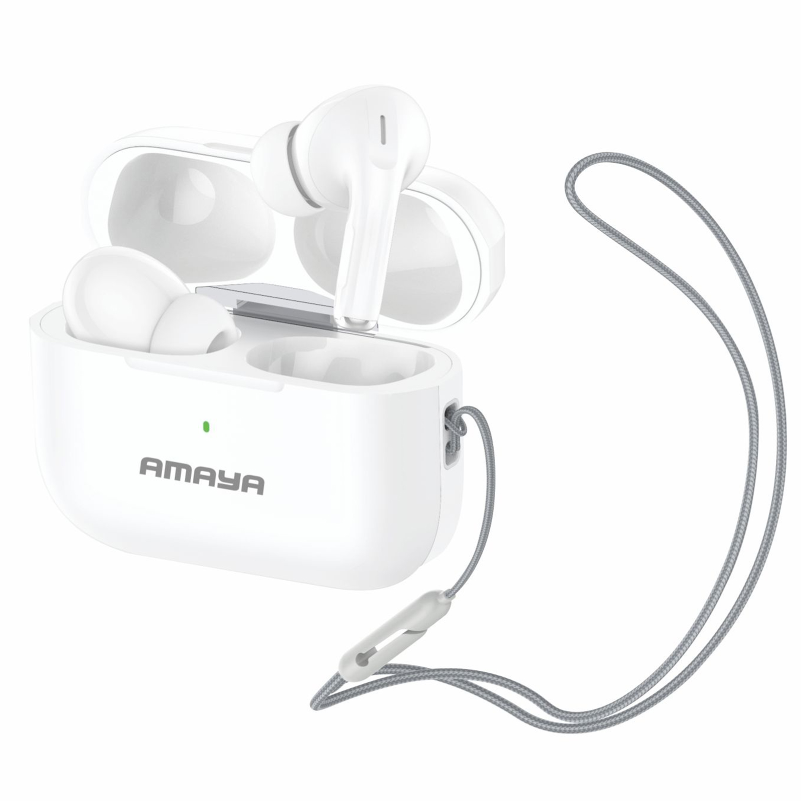 Беспроводные TWS наушники Amaya ATW-07, White, купить оптом с доставкой