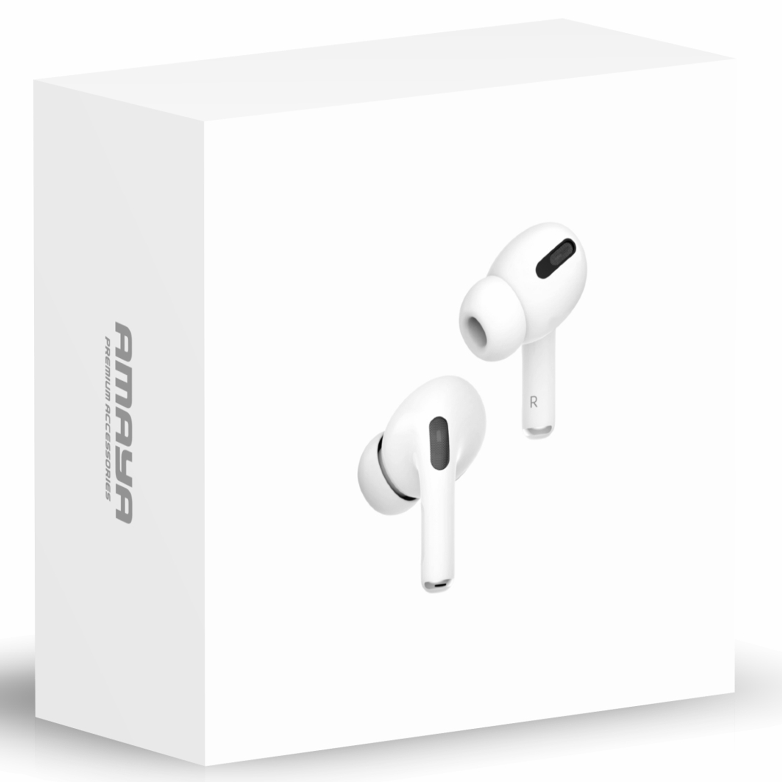 Уцінка Бездротові TWS навушники Amaya Pod Pro 2, Відкрита упаковка / White 1, купити оптом з доставкою