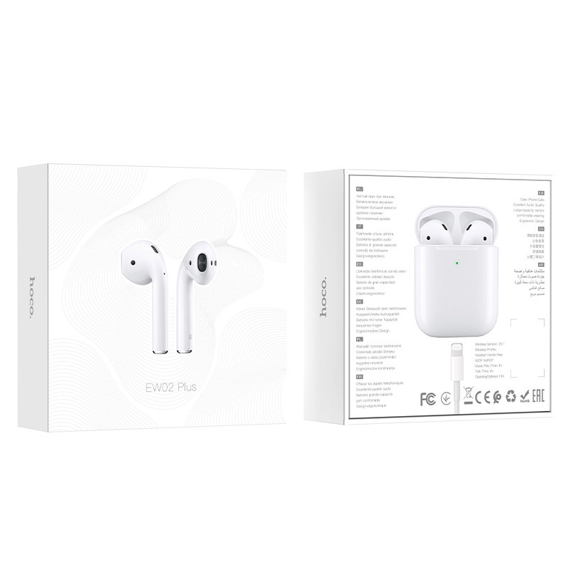 Бездротові TWS навушники Hoco EW02 Plus дивитися фото №7