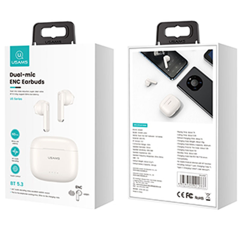 Бездротові TWS навушники Usams-US14 ENC BT 5.3 на малюнкі №4