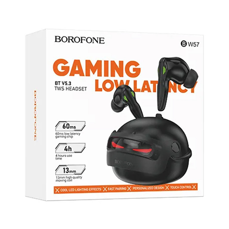 Бездротові TWS навушники BOROFONE BW57 Mecha Зображення №7 Бездротові TWS навушники BOROFONE BW57 Mecha дивитися фото №7