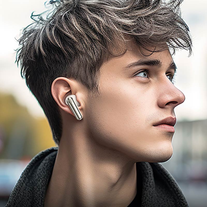 Беспроводные TWS наушники Hoco EQ11 Pacifico на картинке №3