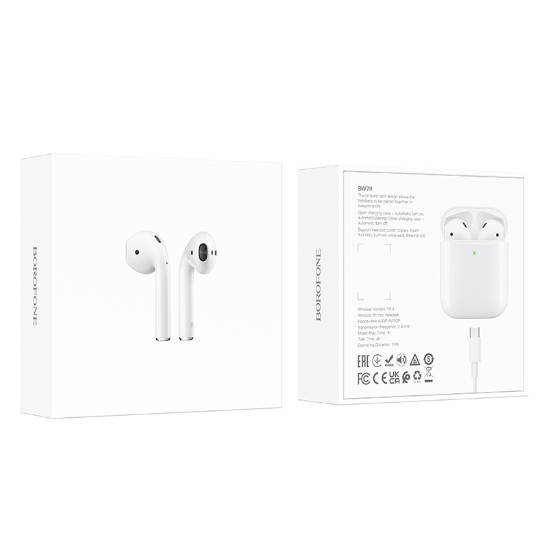 Бездротові TWS навушники BOROFONE BW79 на малюнкі №8