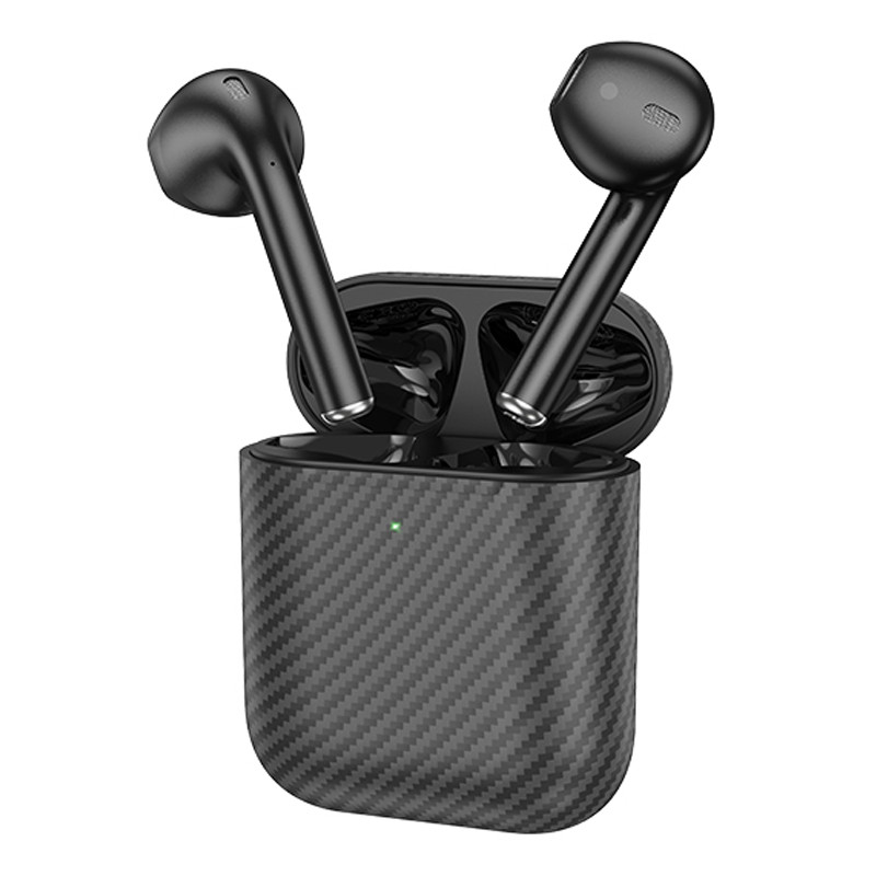 Бездротові TWS навушники Hoco EW41 Plus (carbon fiber pattern version) на малюнкі №1
