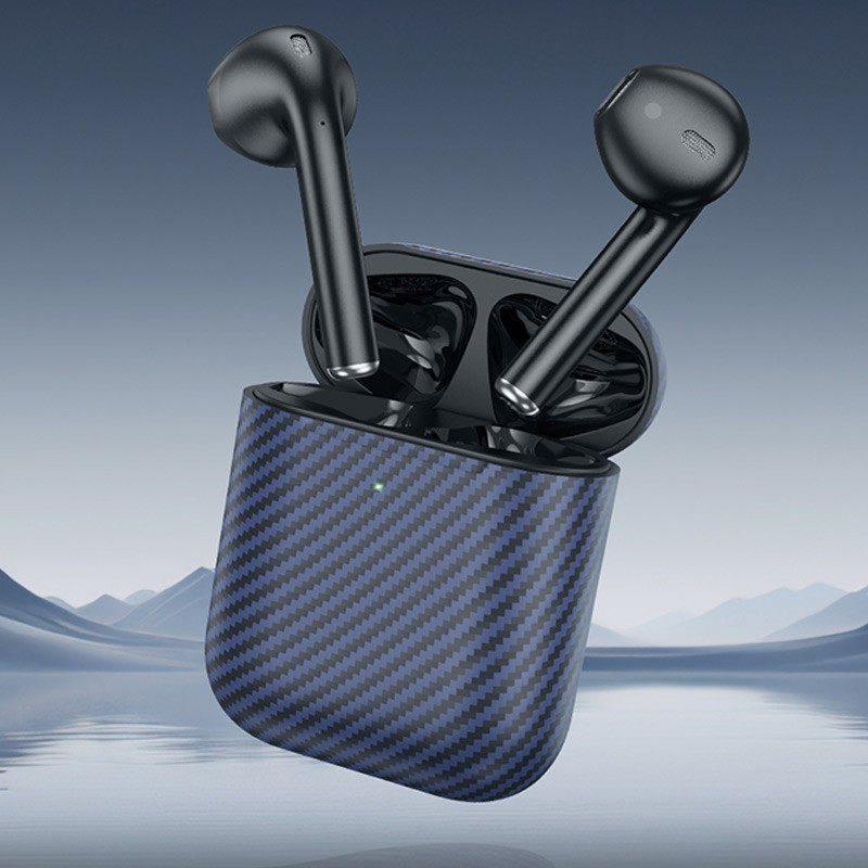 Бездротові TWS навушники Hoco EW41 Plus (carbon fiber pattern version) на малюнкі №4