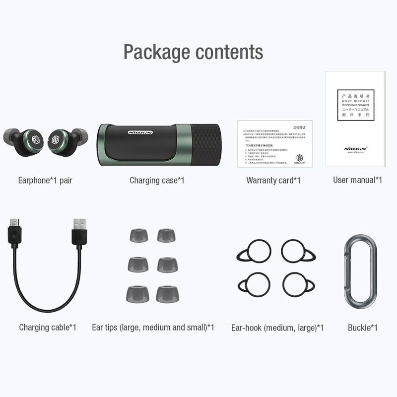 Бездротові TWS навушники Nillkin TW004 на малюнкі №5