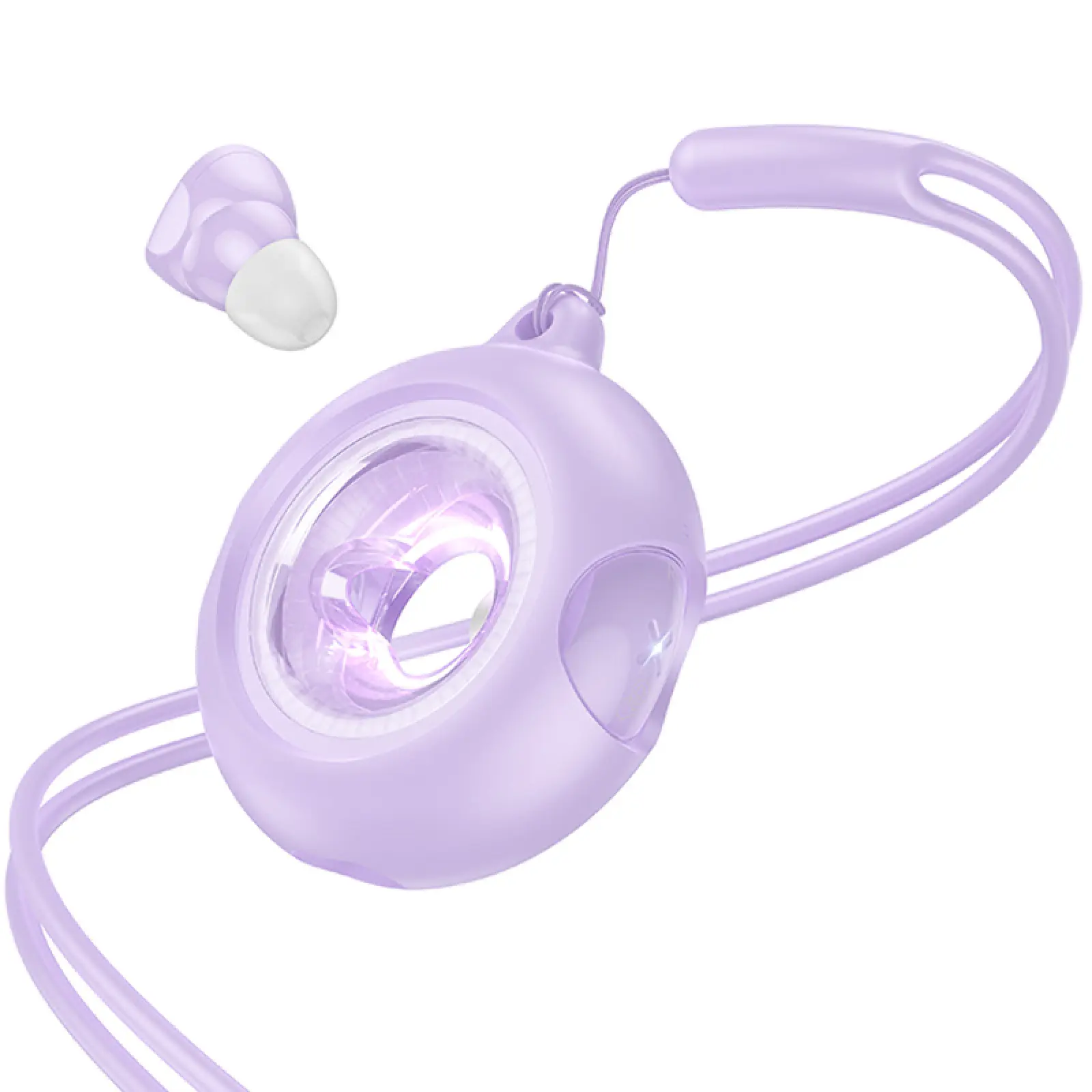 Уценка Беспроводные TWS наушники Hoco EW71 Galaxia, Вскрытая упаковка / Purple, купить оптом с доставкой