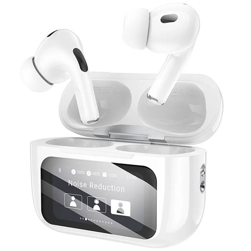 Бездротові TWS навушники Borofone BW76 Brocade with Touch Screen and ANC на малюнкі №1