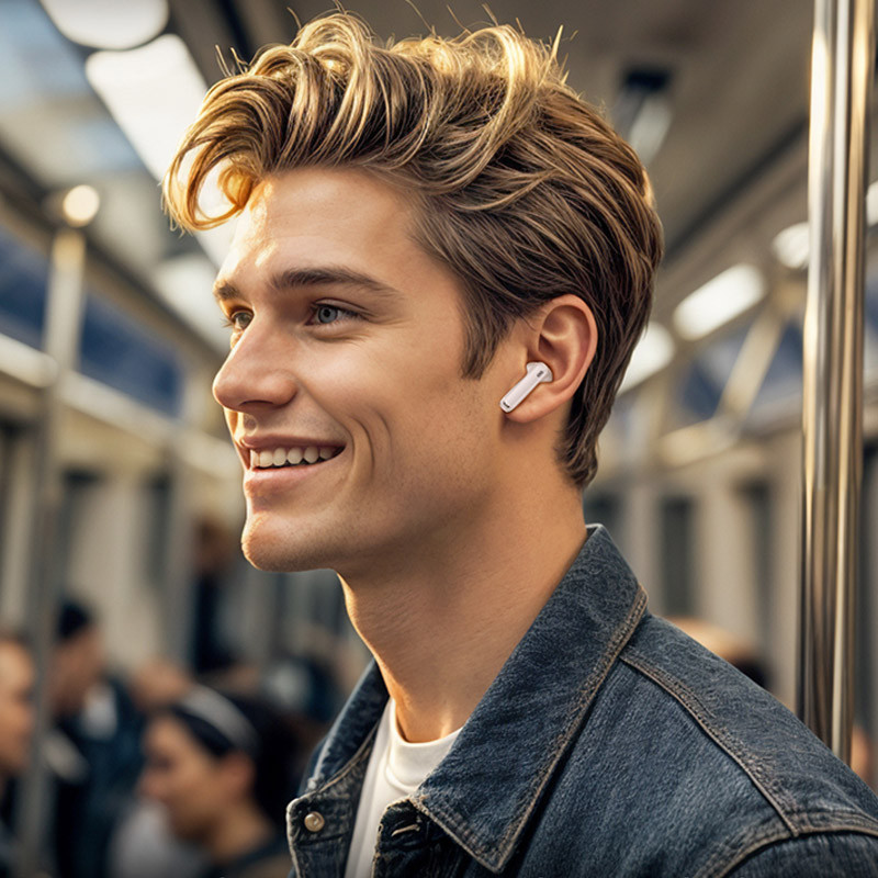 Бездротові TWS навушники BOROFONE FQ7 Treasure ANC+ENC на малюнкі №5