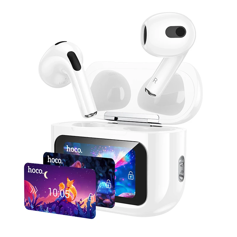 Беспроводные TWS наушники Hoco EW81 Elegant with Touch Screen ANC, купить оптом с доставкой
