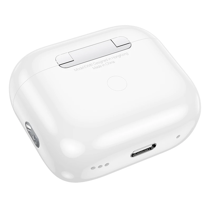 Беспроводные TWS наушники Hoco EW81 Elegant with Touch Screen ANC, White 5, купить оптом с доставкой