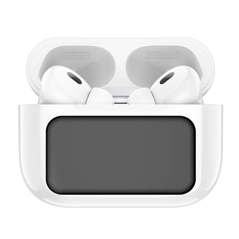Беспроводные TWS наушники Hoco EW72 Lite Soar with Touch Screen, White 6, купить оптом с доставкой