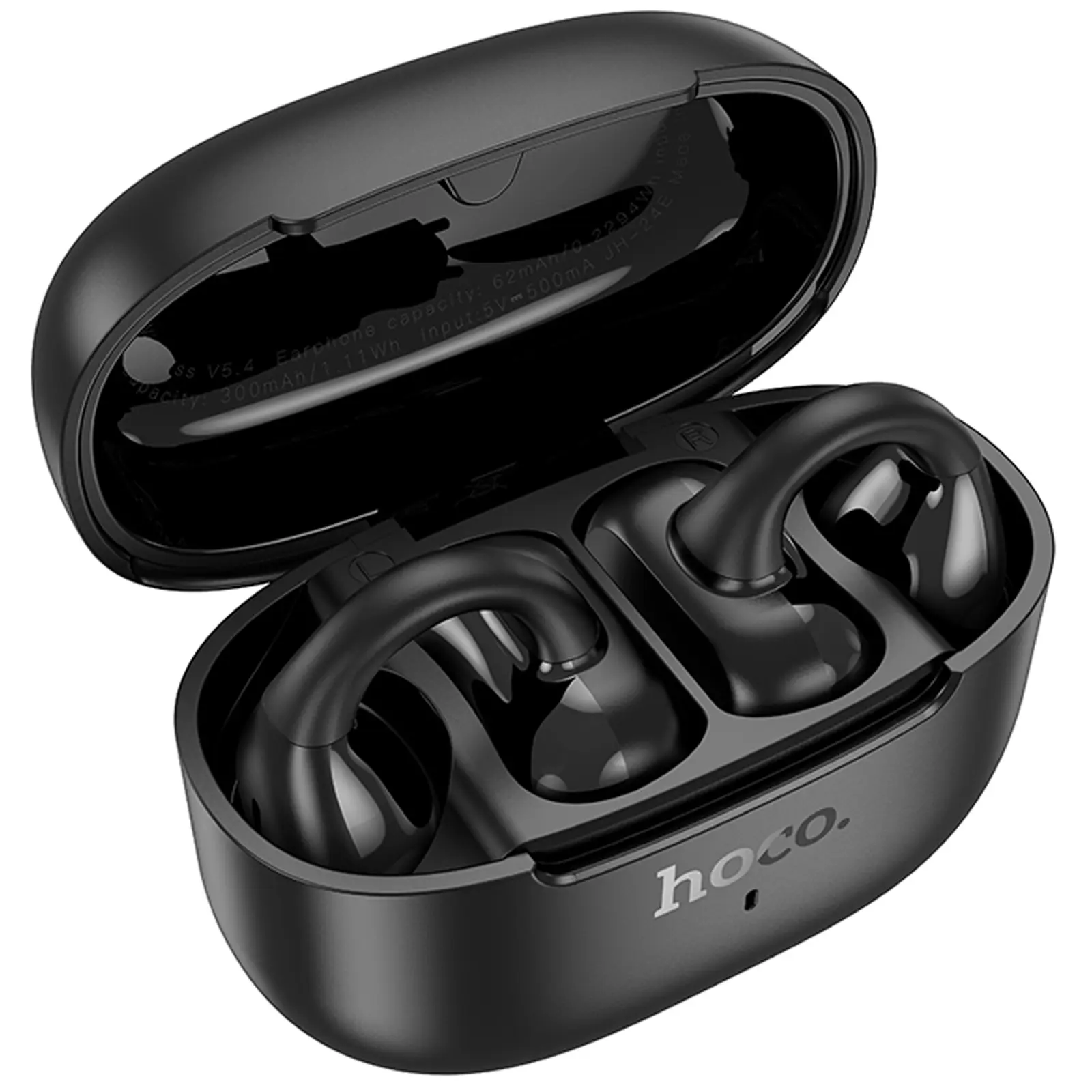 Беспроводные TWS наушники Hoco EA9 Clear sound clip-on, Black 1, купить оптом с доставкой