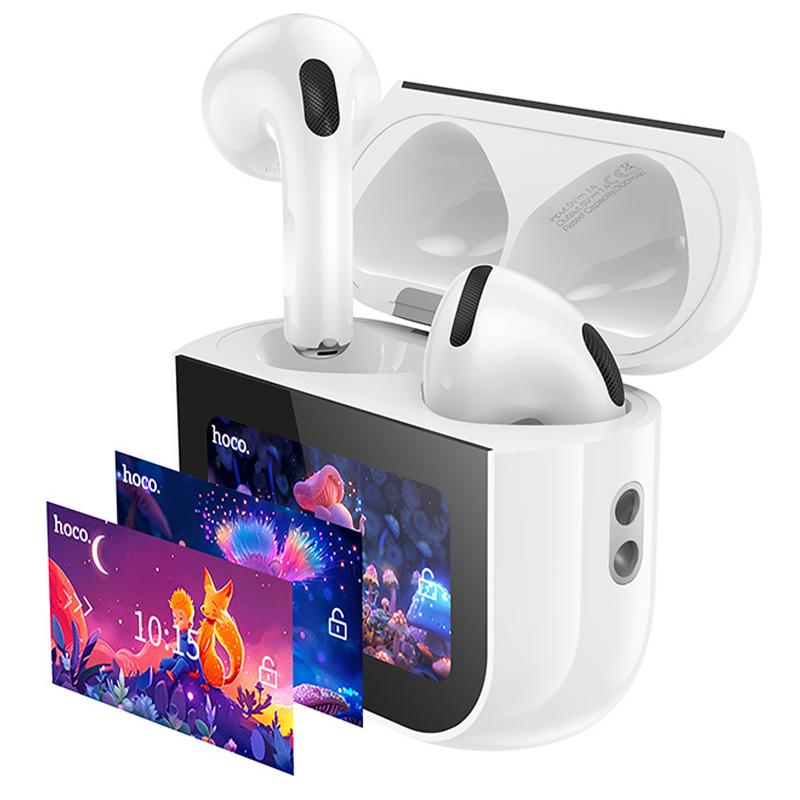 Беспроводные TWS наушники Hoco EW82 Sparkle with Touch Screen на картинке №1