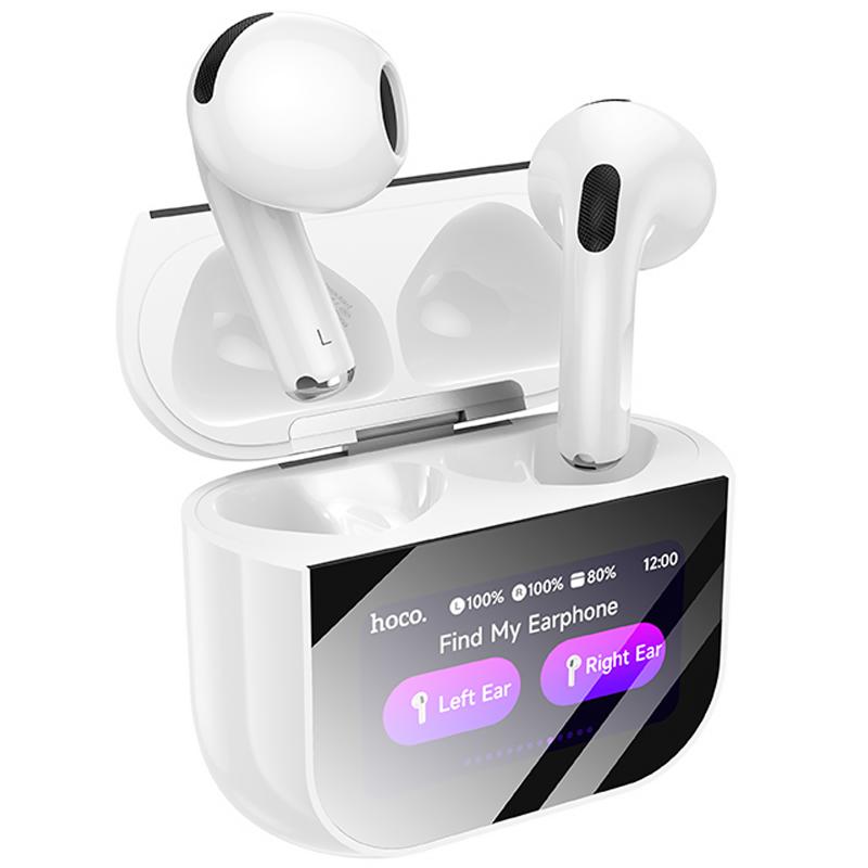 Беспроводные TWS наушники Hoco EW82 Sparkle with Touch Screen на картинке №4