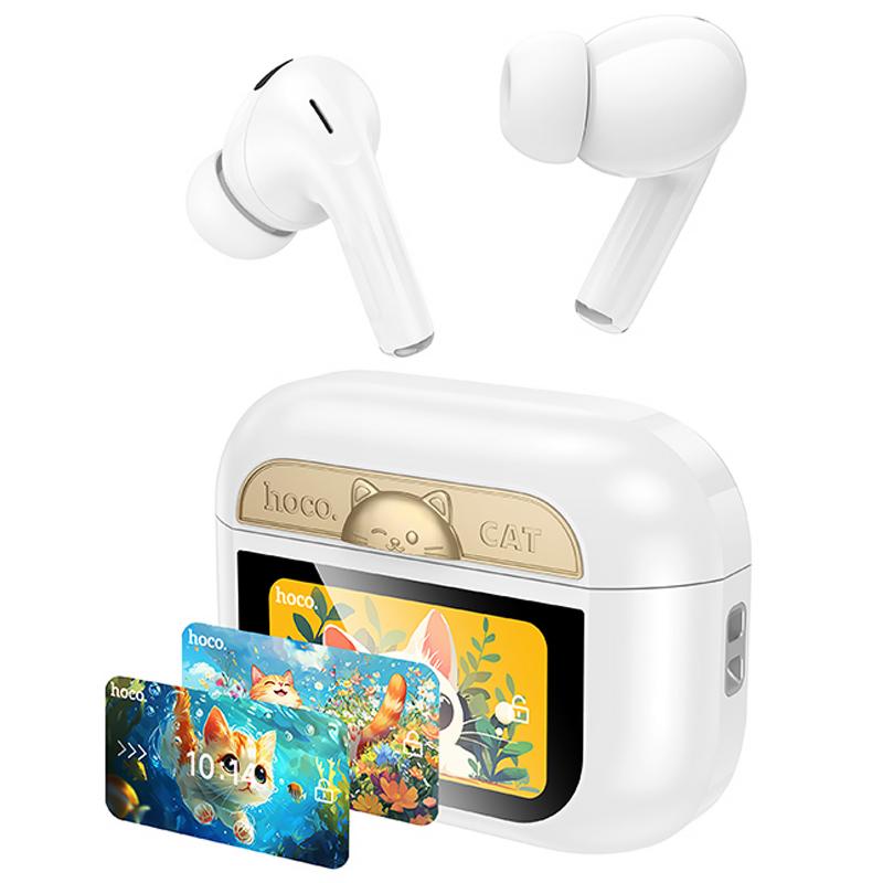 Бездротові TWS навушники Hoco EW88 Rampino with Touch Screen ANC на малюнкі №1