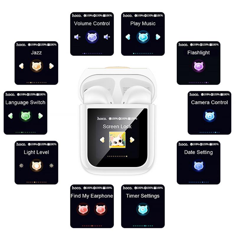 Бездротові TWS навушники Hoco EW86 Cat на малюнкі №6