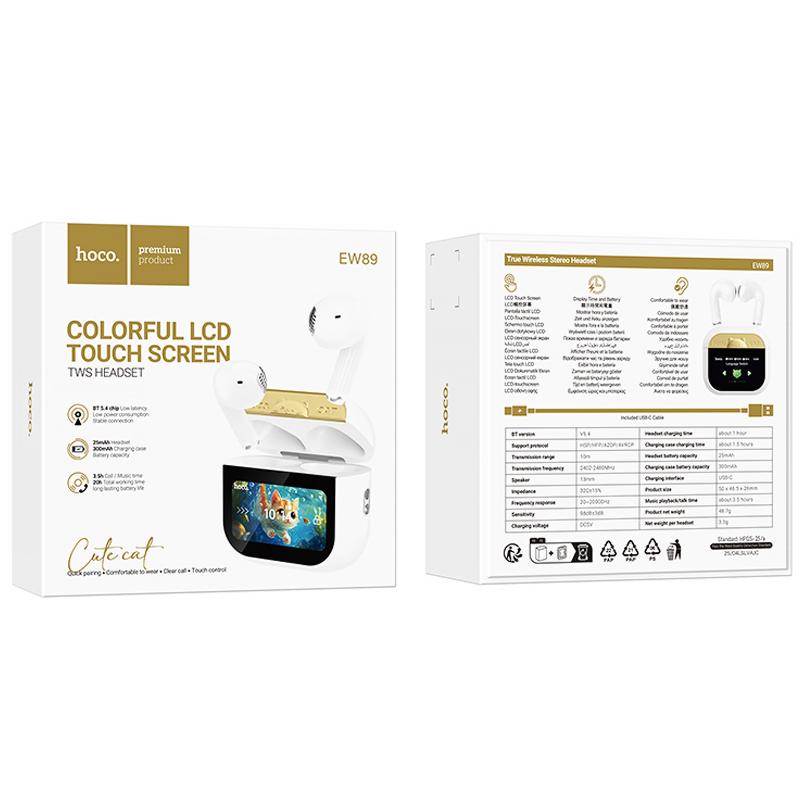 Бездротові TWS навушники Hoco EW89 Kissa на малюнкі №2