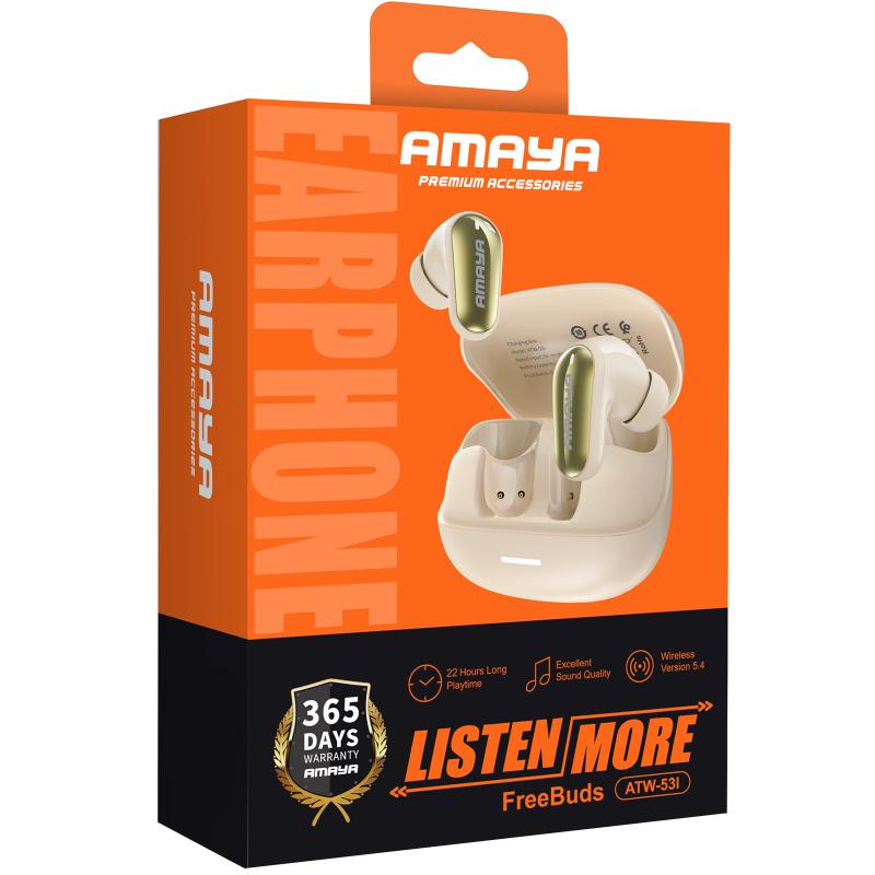 Беспроводные TWS наушники Amaya ATW-53I на картинке №2