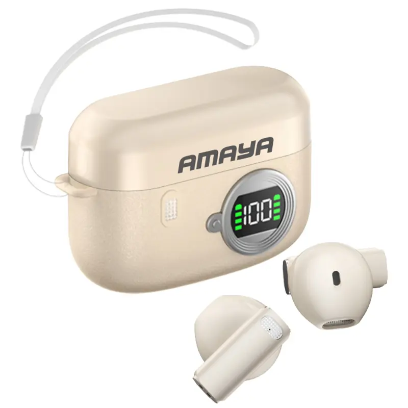 Беспроводные TWS наушники Amaya ATW-36, Biege, купить оптом с доставкой