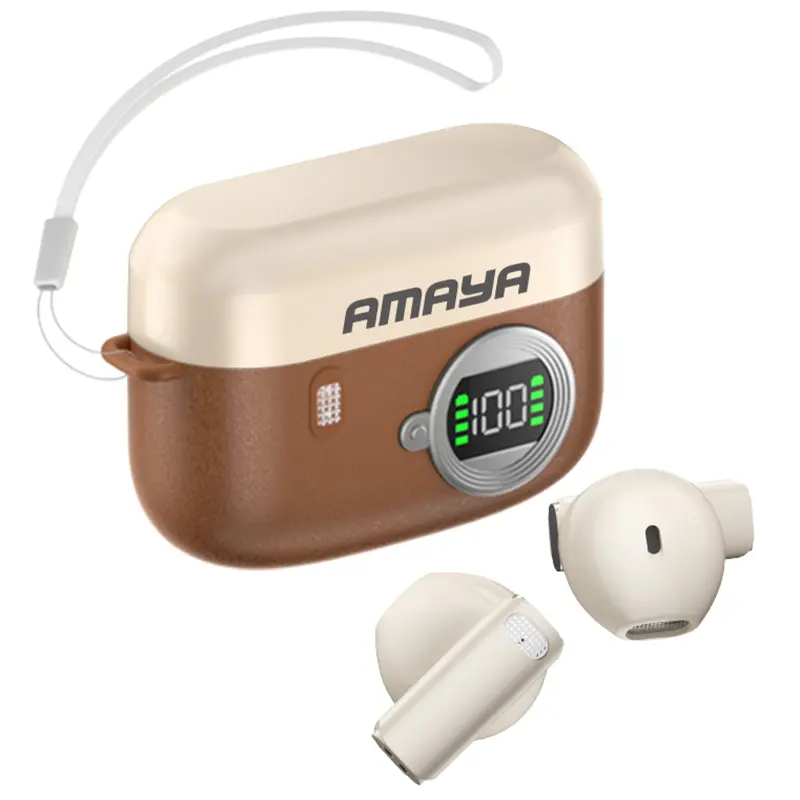 Беспроводные TWS наушники Amaya ATW-36, Brown, купить оптом с доставкой