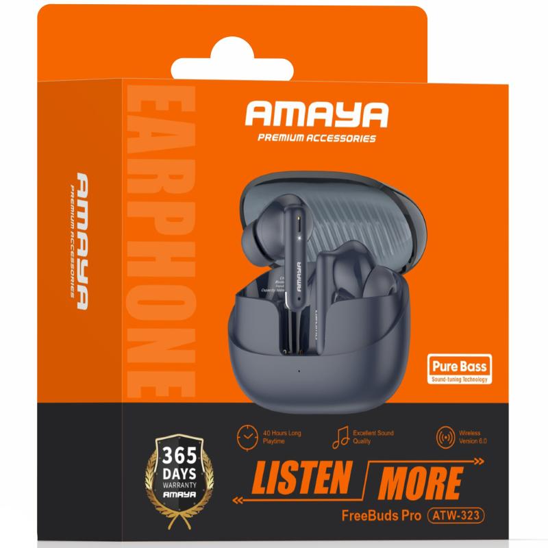 Беспроводные TWS наушники Amaya ATW-323 на картинке №2