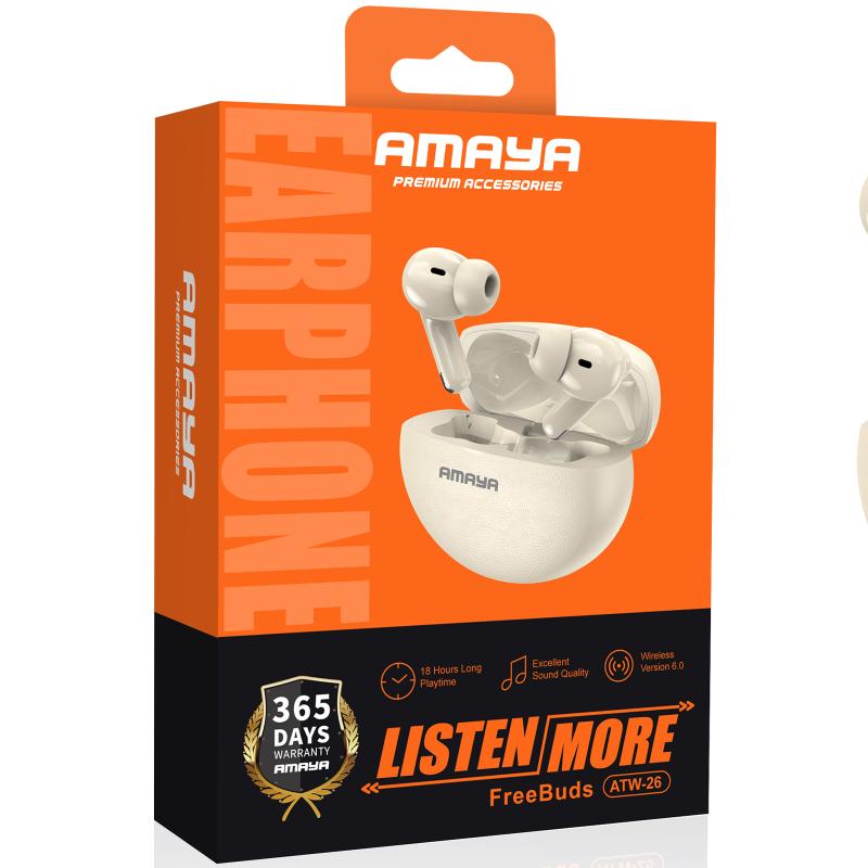 Беспроводные TWS наушники Amaya ATW-26 на картинке №2