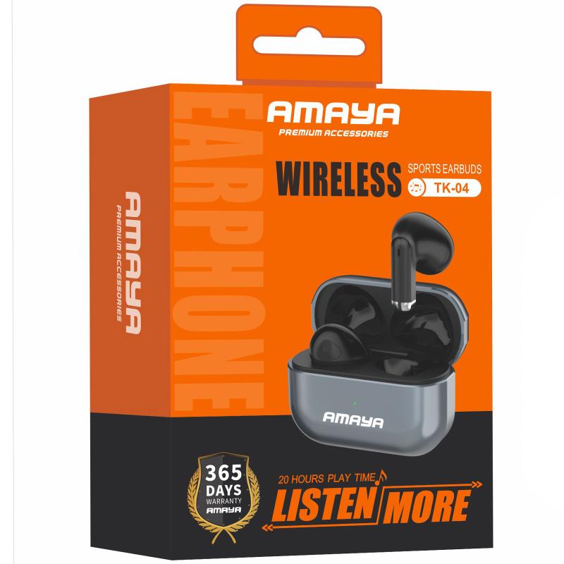 Беспроводные TWS наушники Amaya TK04 Gaming на картинке №2