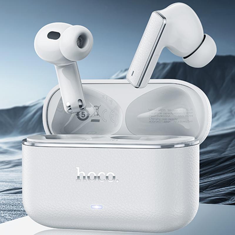 Беспроводные TWS наушники Hoco EQ35 Rhyme ANC+ENC (App) на картинке №2