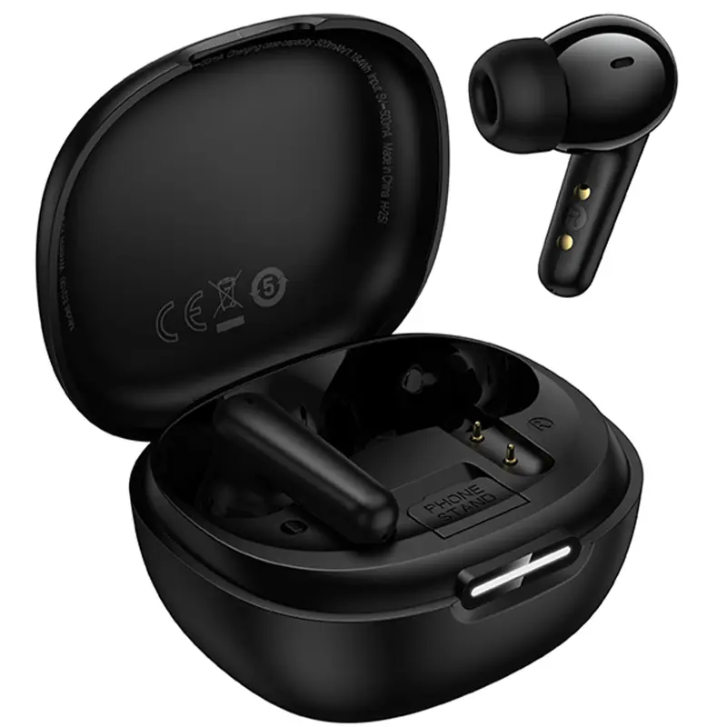 Беспроводные TWS наушники Hoco EQ100 Intelligent AI translation (App), Black 3, купить оптом с доставкой