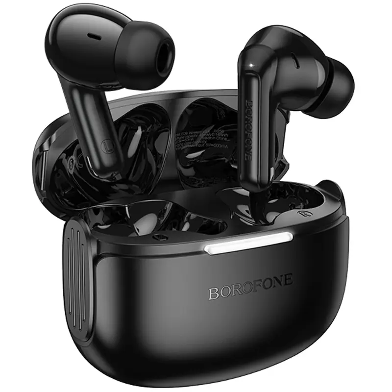 Беспроводные TWS наушники Borofone FQ9 Peaceful, Black, купить оптом с доставкой