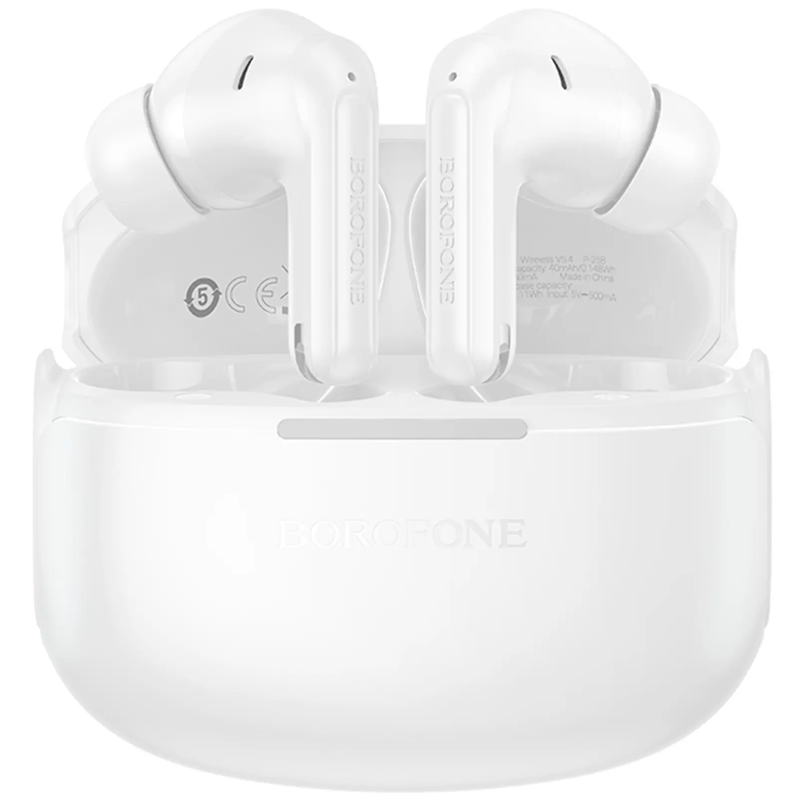 Беспроводные TWS наушники Borofone FQ9 Peaceful, White 2, купить оптом с доставкой