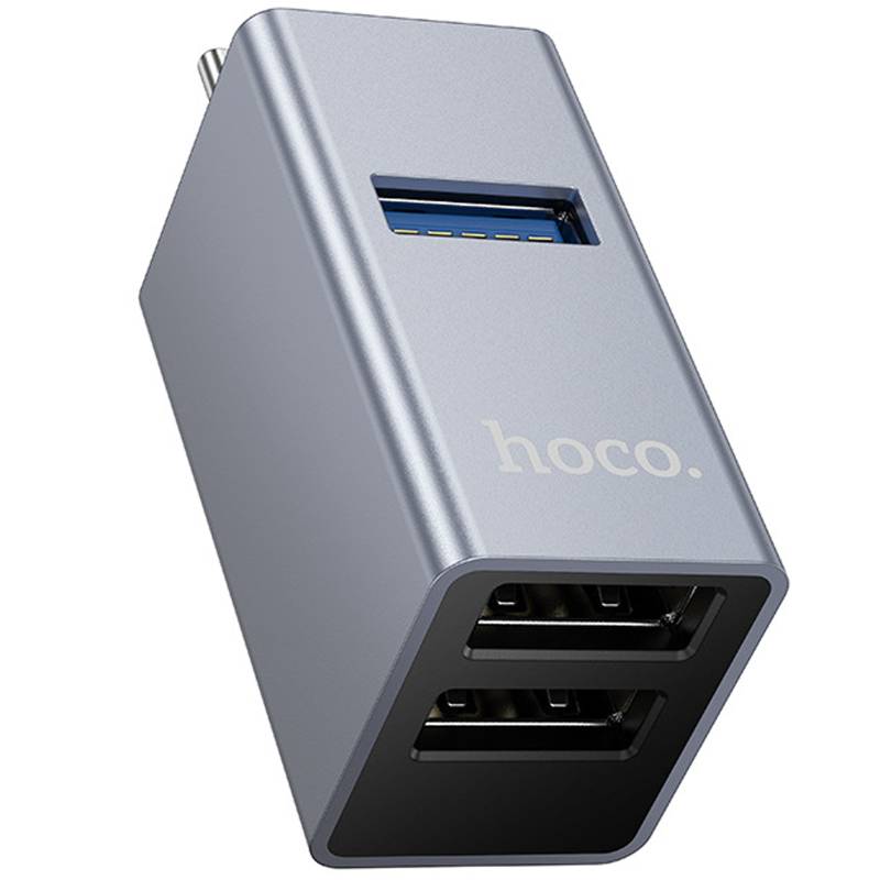 Перехідник HUB Hoco HB54A 3in1 (Type-C to 2xUSB2.0+USB3.0) на малюнкі №4