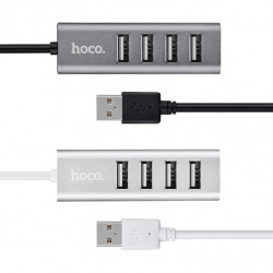 Переходник HUB Hoco HB1 USB to USB 2.0 (4 port) (1m)