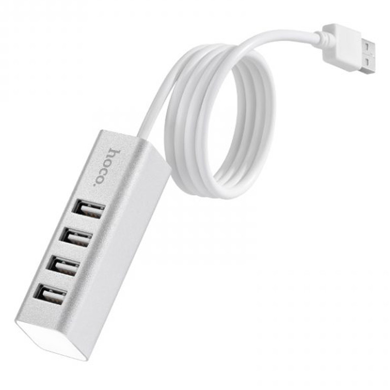 Перехідник HUB Hoco HB1 USB to USB 2.0 (4 port) (1m) на малюнкі №3
