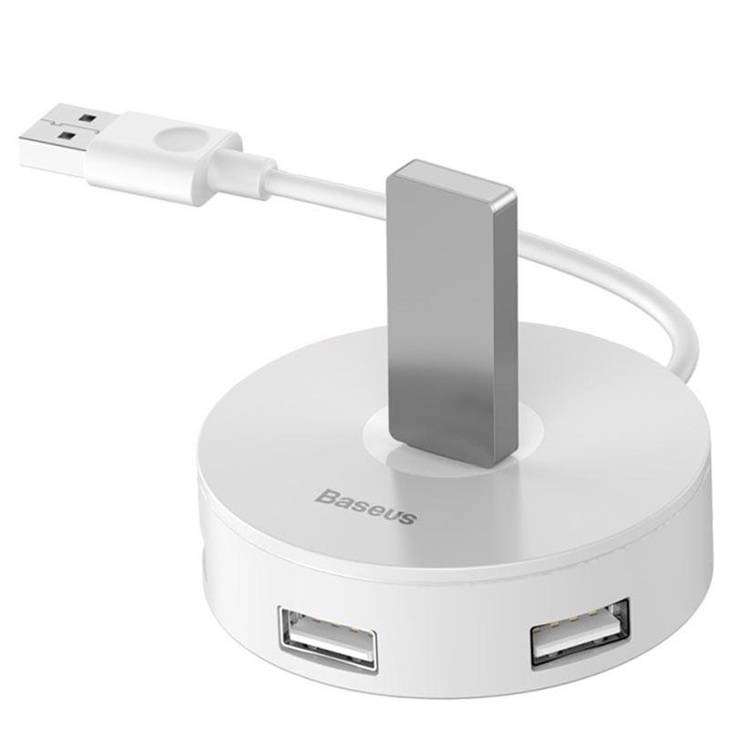 Перехідник HUB Baseus Round Box USB to USB 3.0 + 3USB 2.0 (CAHUB-F) на малюнкі №3