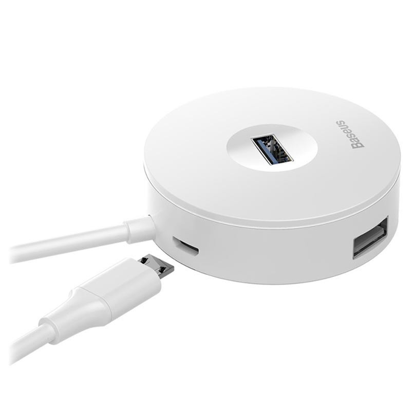 Перехідник HUB Baseus Round Box USB to USB 3.0 + 3USB 2.0 (CAHUB-F) на малюнкі №4