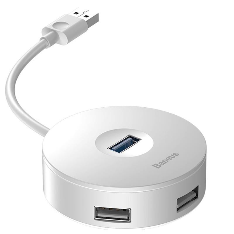 Перехідник HUB Baseus Round Box USB to USB 3.0 + 3USB 2.0 (CAHUB-F) на малюнкі №5