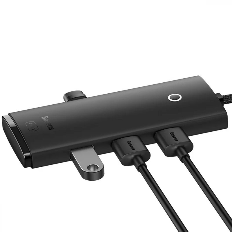 Перехідник HUB Baseus Lite Series 4in1 (USB-A to USB3.0*4) (0.25m) (WKQX03) на малюнкі №4
