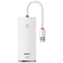 Перехідник HUB Baseus Lite Series 4in1 (USB-A to USB3.0*4) (0.25m) (WKQX03)