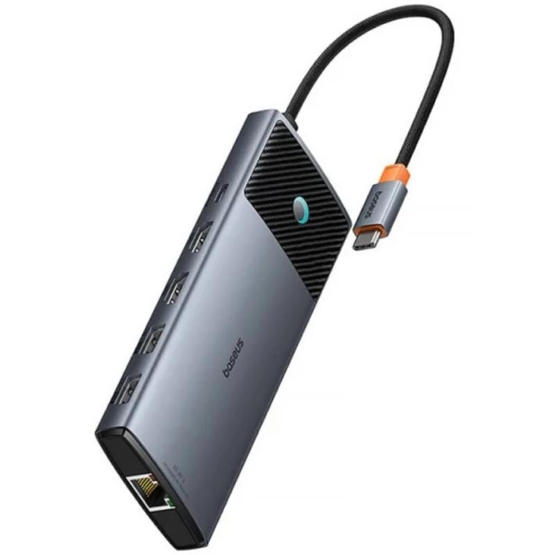 Перехідник HUB Baseus Metal Gleam Series II OS 10in1 (B00061800123-00) на малюнкі №1