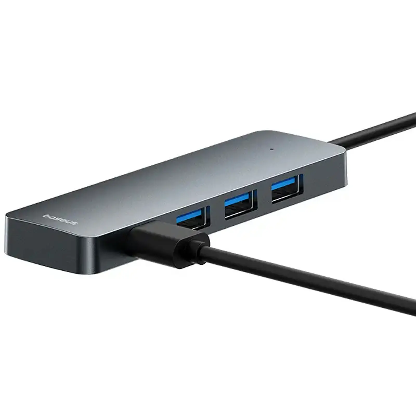 Переходник HUB Baseus UltraJoy Series Lite 4-Port (USB-A to 4xUSB3.0+Type-C) (1m) (B0005280B811-02), Space Grey 2, купить оптом с доставкой