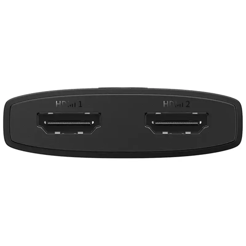 Переходник HUB Baseus AirJoy Series 2in1 HDMI to HDMI/HDMI (B01331105), Cluster Black 3, купить оптом с доставкой