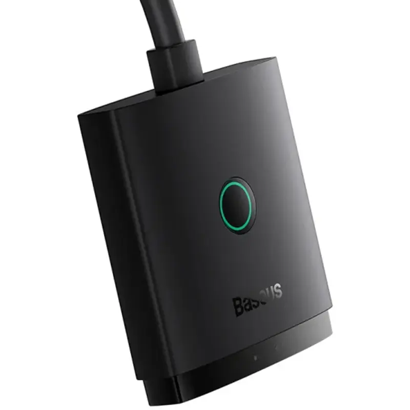 Переходник HUB Baseus AirJoy Series 2in1 HDMI to HDMI/HDMI (B01331105), Cluster Black 4, купить оптом с доставкой