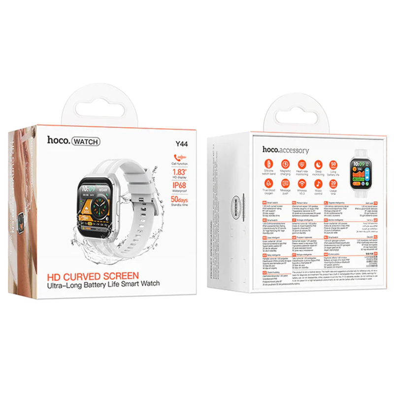 Смарт-часы Hoco Y44 Smart sports watch (call version) на картинке №3