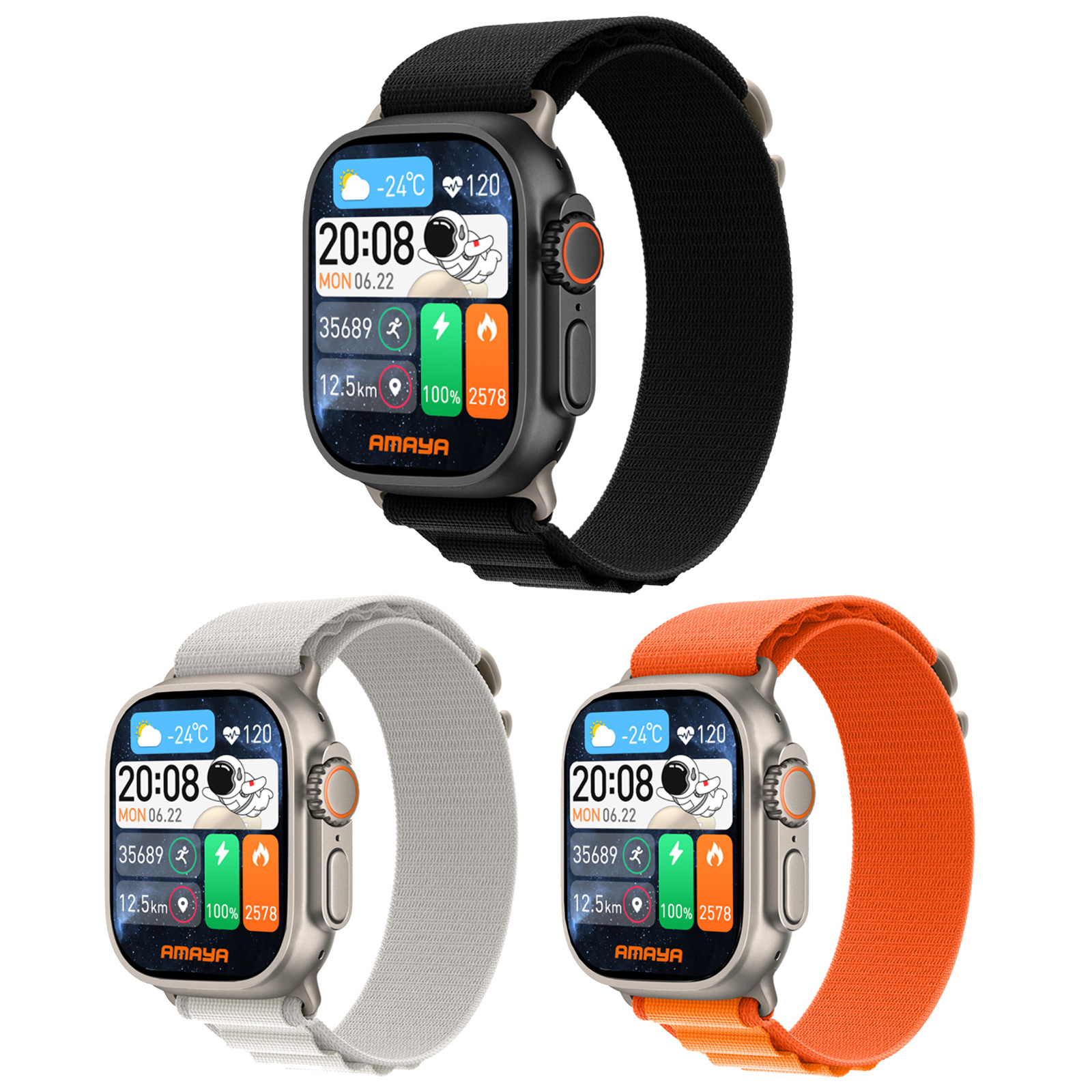 Смарт-часы Amaya X10 Ultra Smart sports watch (call version), купить оптом с доставкой