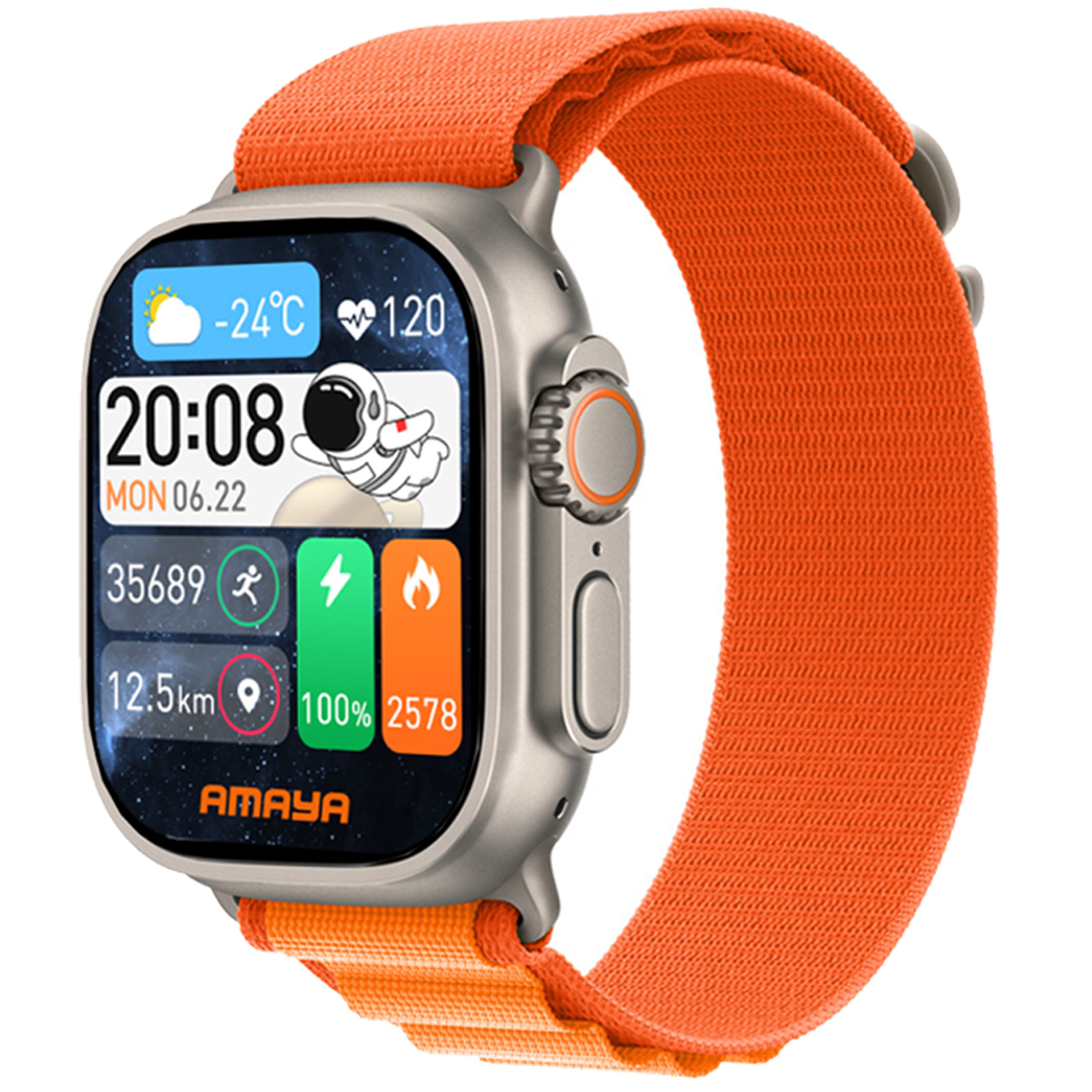 Смарт-часы Amaya X10 Ultra Smart sports watch (call version), Orange, купить оптом с доставкой