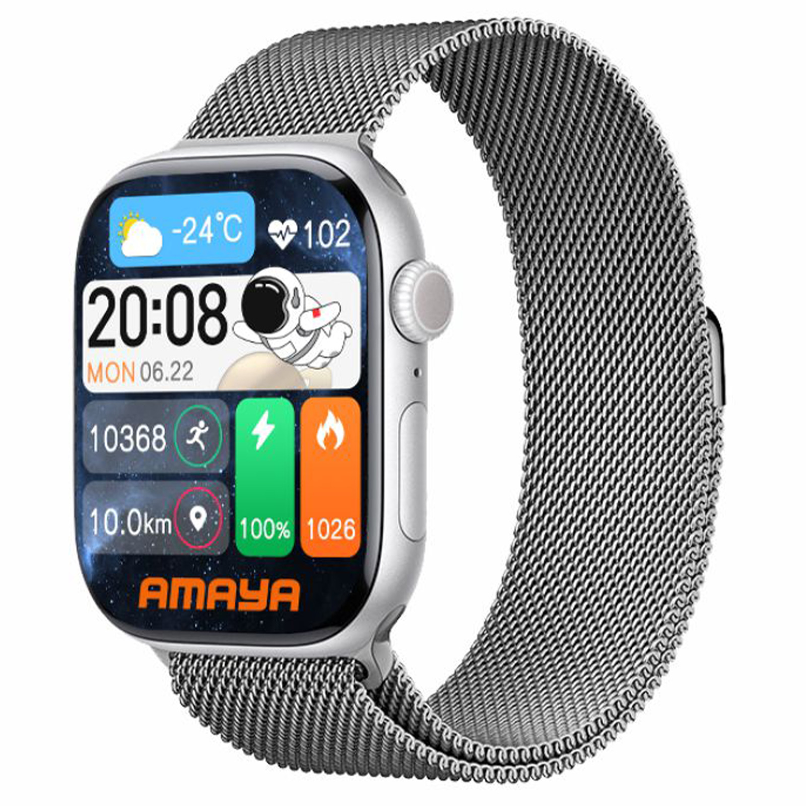 Смарт-часы Amaya X10 Mini Smart sports watch (call version), Gray, купить оптом с доставкой