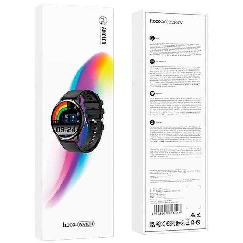 Смарт-годинник Hoco Smart Watch Y15 Amoled Smart sports watch (call version) дивитися фото №6