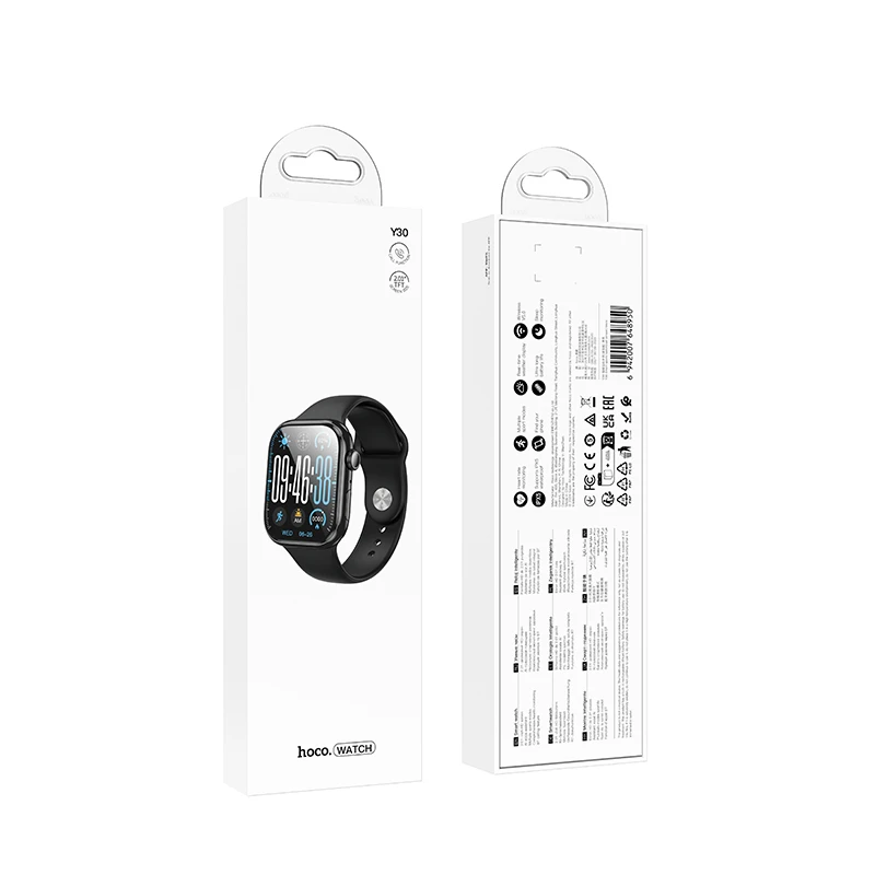 Смарт-часы Hoco Y30 Smart sports watch (call version), Black 4, купить оптом с доставкой